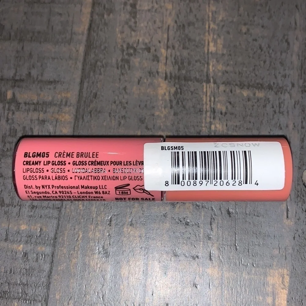 5/$25 NYX Butter‎ Gloss- Creme Brûlée NEW